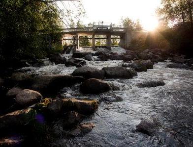 Рыбалка на порогах Muuramenjoki