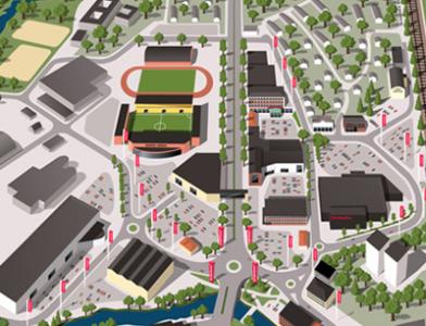 Торговый центр Knalleland Handelsområde